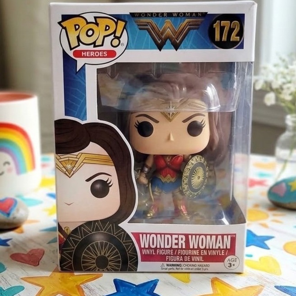 Funko Pop Heroes Wonder Woman 172 Vinyl Figure DC Movie Collectible